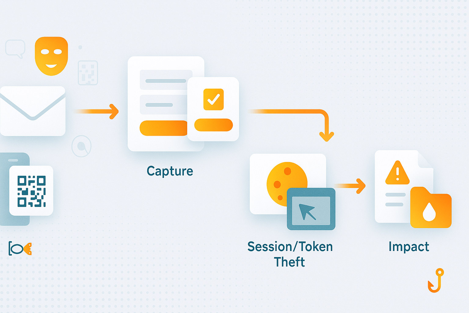 Cover image for How Phishing Works in 2025: The Modern Kill Chain (Email, QR, Deepfakes, and SaaS)